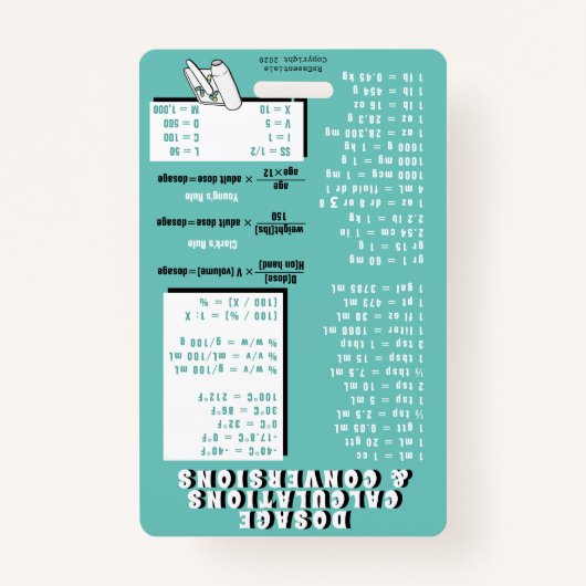 Pharmazeutischer Unternehmer - Berechnungen/Regeln Ausweis (Vorderseite)