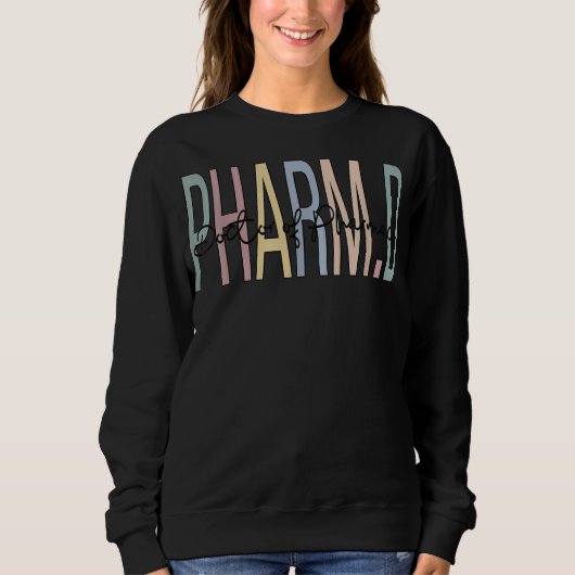 Pharmazeutischer Unternehmer Boho PharmD Sweatshirt (Vorderseite)
