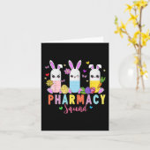 Pharmazeutischer Unternehmer Bunny Easter Day Phar Karte (Gelbe Blume)