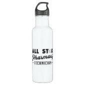 Pharmazeutischer Unternehmer Edelstahlflasche (Vorderseite)