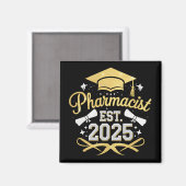 Pharmazeutischer Unternehmer Est 2025 Pharmazeutis Magnet (Vorderseite/Rückseite)