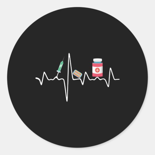 Pharmazeutischer Unternehmer Hebeat Runder Aufkleber (Vorderseite)