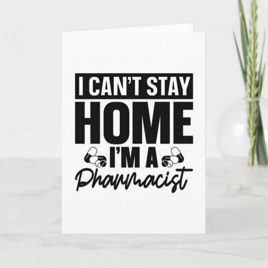 Pharmazeutischer Unternehmer Ich kann Zuhause-Apot Karte (Vorderseite)