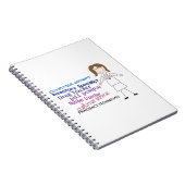 Pharmazeutischer Unternehmer Notizblock (Rechte Seite)