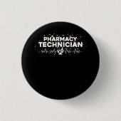 Pharmazeutischer Unternehmer Pharmacy Tech Button (Vorderseite)