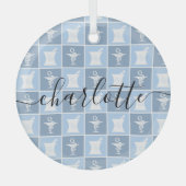 Pharmazeutischer Unternehmer | Pharmacy Tech Ornament Aus Glas (Vorderseite)