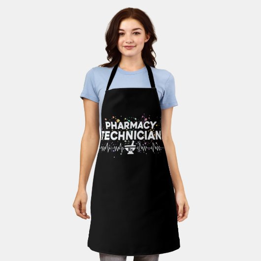 Pharmazeutischer Unternehmer Pharmacy Tech Schürze (Getragen)