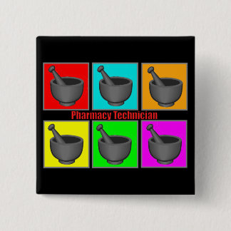 Pharmazeutischer Unternehmer Popart Geschenke Button