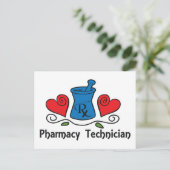 Pharmazeutischer Unternehmer Postkarte (Stehend Vorderseite)