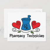 Pharmazeutischer Unternehmer Postkarte (Vorne/Hinten)