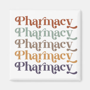 Pharmazeutischer Unternehmer Retro Pharmacy Studiu Magnet