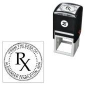 Pharmazeutischer Unternehmer RX "From the desk of" Permastempel (Beispiel)