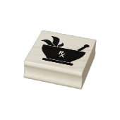 Pharmazeutischer Unternehmer RX Pharmacy Logo Gummistempel (Stempel)