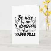 Pharmazeutischer Unternehmer Tech Be Nice to me Karte (Gelbe Blume)