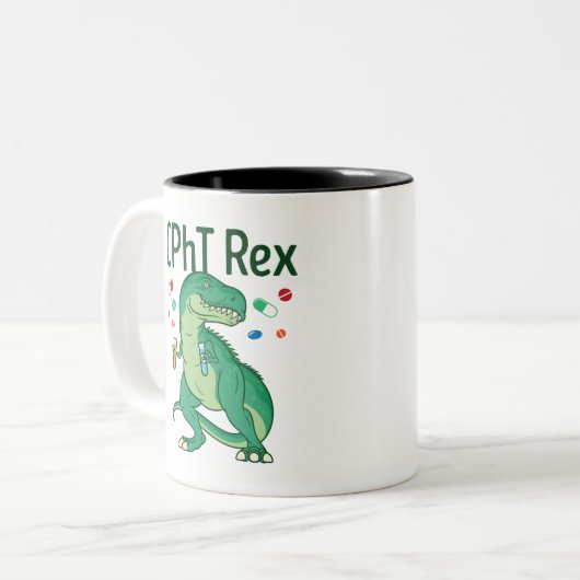 Pharmazeutischer Unternehmer Tech CPhT Rex Zweifarbige Tasse (Vorderseite Links)