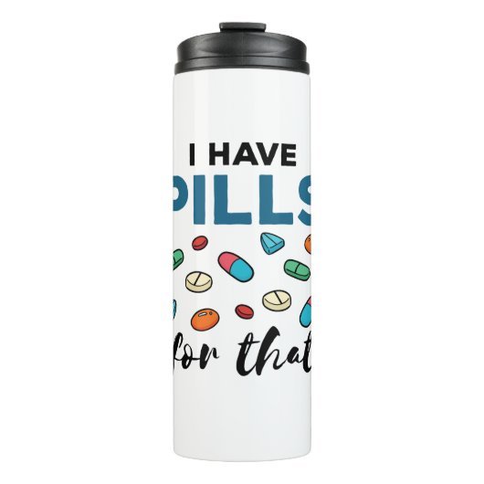 Pharmazeutischer Unternehmer Tech Ich habe dafür T Thermosbecher (Vorderseite)