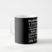 Pharmazeutischer Unternehmer Tech Medicine Hero Ph Kaffeetasse (Vorderseite Links)
