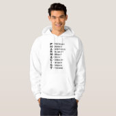 Pharmazeutischer Unternehmer Technischer Apotheker Hoodie (Vorne ganz)