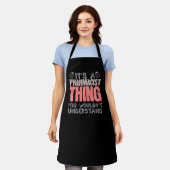 Pharmazeutischer Unternehmer Thing Joke Chemist Dr Schürze (Getragen)