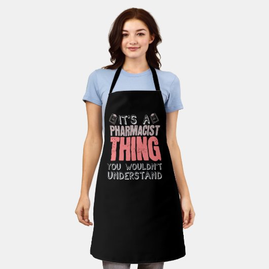 Pharmazeutischer Unternehmer Thing Joke Chemist Dr Schürze (Getragen)