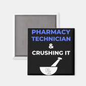 Pharmazeutischer Unternehmer und Zerkleinerer Magnet (Vorderseite/Rückseite)