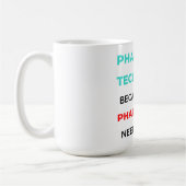 Pharmazeutischer Unternehmer, weil sogar Apotheker Kaffeetasse (Links)