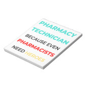Pharmazeutischer Unternehmer, weil sogar Apotheker Notizblock (Rotiert)