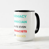 Pharmazeutischer Unternehmer, weil sogar Apotheker Tasse (VorderseiteRechts)