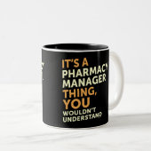 Pharmazeutischer Unternehmer Zweifarbige Tasse (VorderseiteRechts)