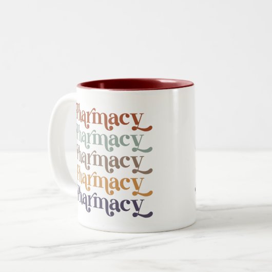 Pharmazeutischer Unternehmer Zweifarbige Tasse (Vorderseite Links)