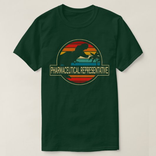 Pharmazeutischer Vertreter Dinosaur T-Shirt (Design vorne)