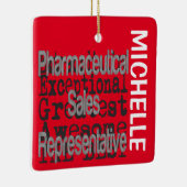 Pharmazeutischer Vertriebsberater CUSTOM Keramikornament (Rechts)