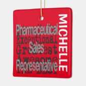 Pharmazeutischer Vertriebsberater CUSTOM Keramikornament (Links)