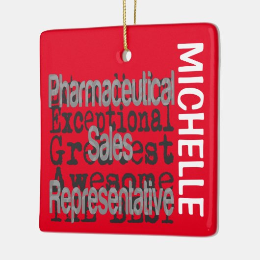 Pharmazeutischer Vertriebsberater CUSTOM Keramikornament (Links)