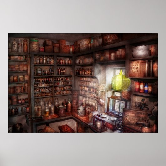 Pharmazie - Ausrüstung - Merlin-Studie Poster (Vorne)