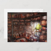 Pharmazie - Ausrüstung - Merlin-Studie Postkarte (Vorne/Hinten)