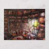 Pharmazie - Ausrüstung - Merlin-Studie Postkarte (Vorderseite)