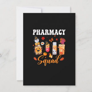 Pharmazie Crew lustige Pillen Herbst Erntedank Kos Einladung