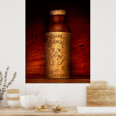 Pharmazie - Das ursprüngliche Schlangenöl Poster (Küche)