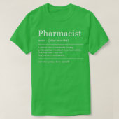 Pharmazie-Definition des Wörterbuchs T-Shirt (Design vorne)