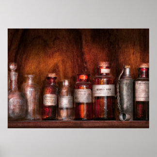 Pharmazie - Extravagante Fluide des Apothekers Poster