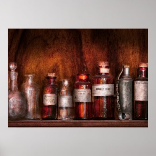 Pharmazie - Extravagante Fluide des Apothekers Poster (Vorne)