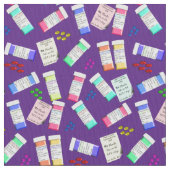 Pharmazie Fabric Lila Stoff (Nahaufnahme)