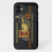 Pharmazie Gedenkveranstaltung Briefmarke Picture i Case-Mate iPhone Hülle (Rückseite)