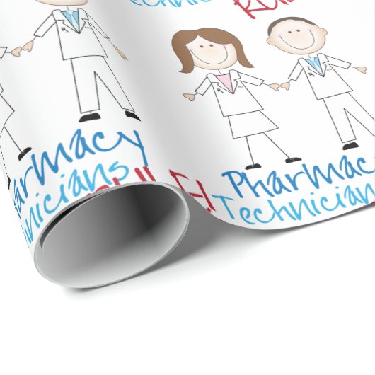Pharmazie Geschenkpapier (Rolleneckpunkt)