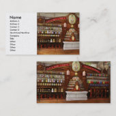Pharmazie - Geschmackskings 1876 Visitenkarte (Vorne/Hinten)