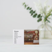 Pharmazie - Geschmackskings 1876 Visitenkarte (Stehend Vorderseite)