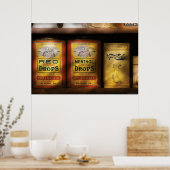 Pharmazie - Husten Tropfen Poster (Küche)
