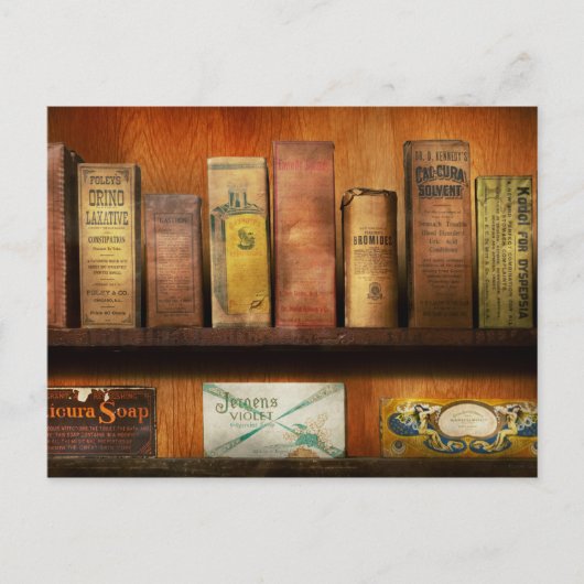 Pharmazie - Lieblingsbehandlungen Postkarte (Vorderseite)