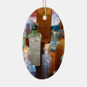 Pharmazie - Liniment & Balms Keramik Ornament (Rechts)